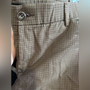 Lee Plus Flex Motion Trousers in Brown Check
